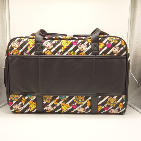 Betsey Johnson Multicolor Cat Print Travel Bag - Picture 3 of 8